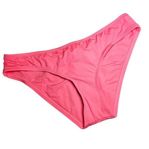 Becca by Rebecca Virtue Womens L Ruched Hipster Bikini Bottom NWT - Picture 2 of 5